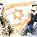 Quand Israël allait s’installer en Ouganda Le Britannique Joseph Chamberlain, ancien secrétaire d’Etat aux Colonies, et l’Austro-Hongrois Theodor Herzl, ex-leader de l’Organisation sioniste mondiale.